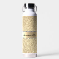 Rose Gold Diamond Glitter Bling Metallic Monogram