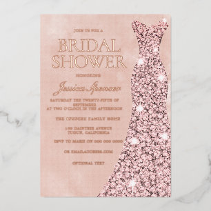 Rose Gold, Dusty Rose & Blush Dress Bridal Shower