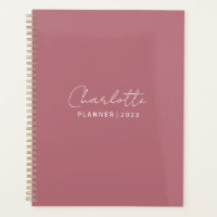 Rose gold elegant custom planner 2023