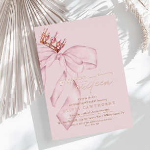 Rose Gold Elegant Sweet Sixteen Birthday Party