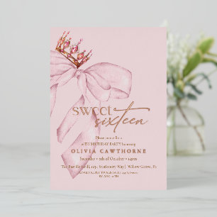 Rose Gold Elegant Sweet Sixteen Birthday Party