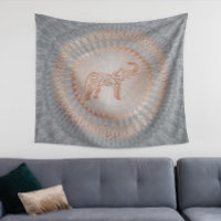 "Rose Gold Elephant Radiance" | Elephant Mandala