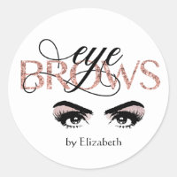 Rose Gold Eyebrow Tinting MicroBlading Threading