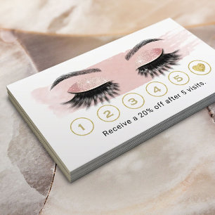 Rose Gold Eyelash Makeup Artist Blush Pink Loyalty