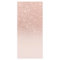 Rose gold faux glitter pink ombre wedding menu