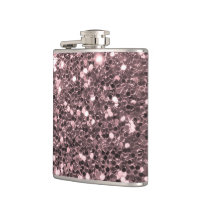 Rose Gold Faux Glitter Sparkles