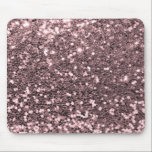 Rose Gold Faux Glitter Sparkles Mouse Pad<br><div class="desc">Glamourous large rose gold faux glitter.
PLEASE NOTE:  These are flat printed graphics - no raised parts.</div>