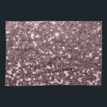 Rose Gold Faux Glitter Sparkles Tea Towel<br><div class="desc">Glamourous large rose gold faux glitter.
PLEASE NOTE:  These are flat printed graphics - no raised parts.</div>