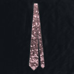 Rose Gold Faux Glitter Sparkles Tie<br><div class="desc">Glamourous large rose gold faux glitter.
PLEASE NOTE:  These are flat printed graphics - no raised parts.</div>