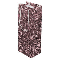 Rose Gold Faux Glitter Sparkles