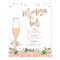 Rose Gold Floral Bridal Shower Mimosa Bar Sign