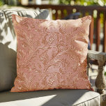 Rose-Gold Floral pattern Cushion<br><div class="desc">Elevate your home decor with our stunning new throw pillow design,  showcasing a luxurious rose-gold floral pattern.</div>