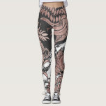 Rose Gold Flowers and Modern Black and Marble Cut Leggings<br><div class="desc">This modern and chic faux printed rose gold floral drawings on black and white marble cute with a black colour block is perfect for the trendy and stylish woman. Its elegant and fashionable design is great for many gifts and occasions. Enjoy this pretty and contemporary design for your next purchase;...</div>
