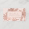 Rose gold foil pink palm tree Makeup Hair script