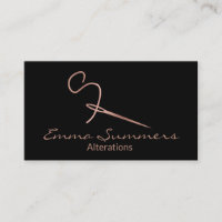 Rose Gold Foil Thread Needle Sew Alterations