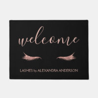 Rose Gold Glitter and Sparkle Eyelash Extension