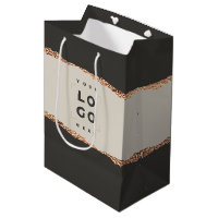 Rose gold glitter black modern elegant budget