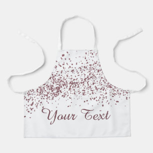 Rose Gold glitter confetti Apron