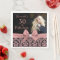 Rose gold glitter damask 30th Birthday photo