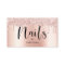 Rose gold glitter drips metallic elegant nails
