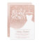 Rose gold glitter elegant chic dress Bridal shower