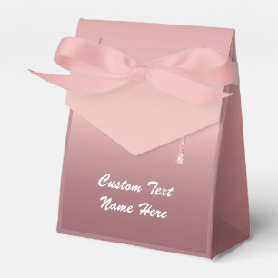 Rose Gold Glitter Gift Boxes Personalise Name Text