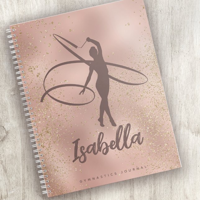 Rose Gold Glitter Gymnastics Journal (Creator Uploaded)