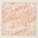 Rose gold glitter marble abstract scarf<br><div class="desc">Rose gold glitter marble abstract scarf.</div>