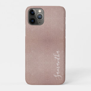 Rose Gold Glitter Metallic Pretty Girly Sparkly Case-Mate iPhone Case