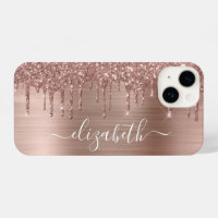 Rose Gold Glitter Personalised