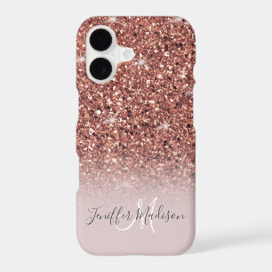 Rose gold glitter Personalised Name               