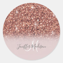 Rose gold glitter Personalised Name               