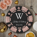 Rose Gold Glitter Poker Chip Casino Wedding Party Paper Plate<br><div class="desc">Celebrate in style with these trendy poker chip paper plates. The design is easy to personalise with your own wording and your family and friends will be thrilled when they see these fabulous party plates.</div>