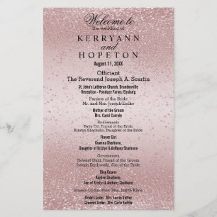 Rose Gold Glitter - Program