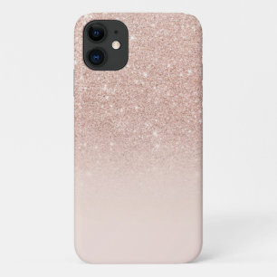 Rose Gold glitter Roses faded matching iPhone colo Case-Mate iPhone Case