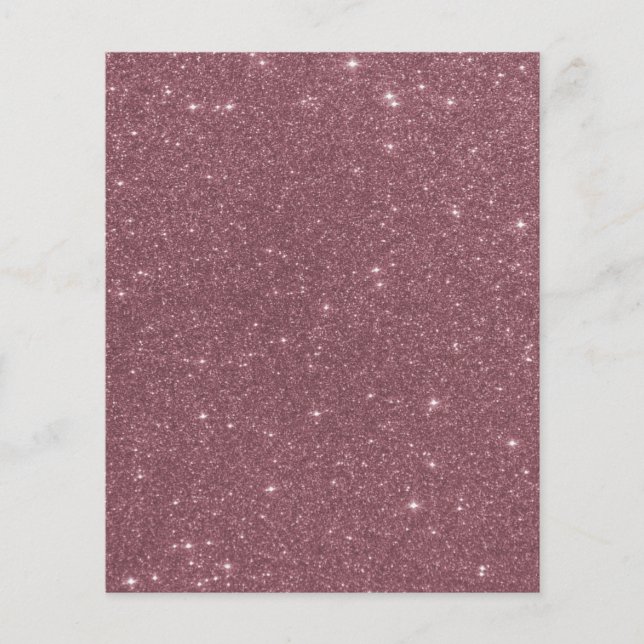 Rose gold glitter scrapbook paper (Front)