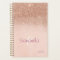 Rose Gold Glitter Sparkle Yearly Monogram