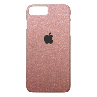 Rose Gold Glitter Themed Iphone 7 plus case