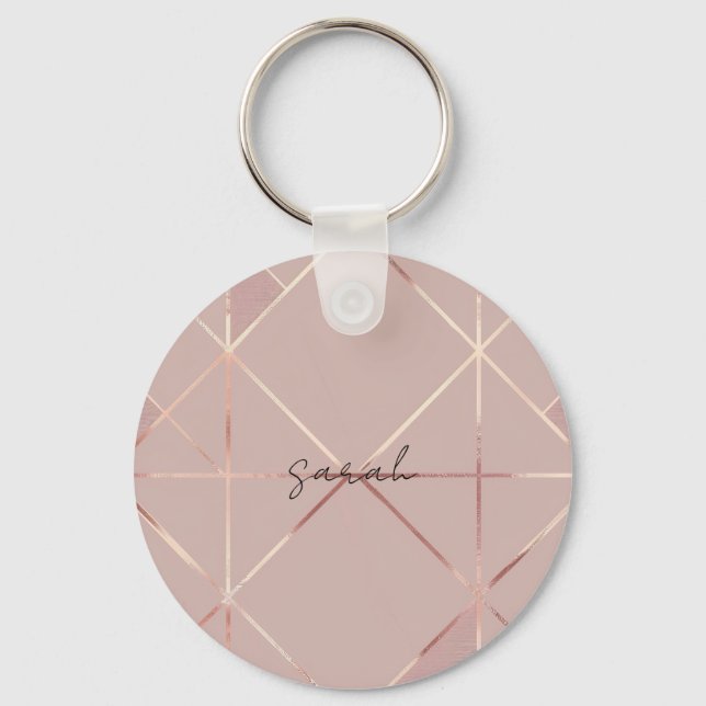 Rose Gold Keychain (Front)