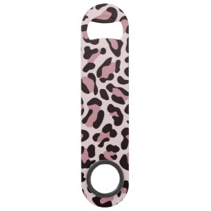 Rose Gold Leopard Print Speed Bottle Opener
