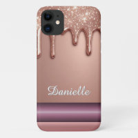 ✨ Rose Gold Liquid Sparkle Custom Name Glitter