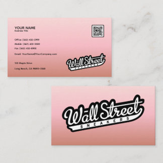 Rose Gold Luxe Business Card Design