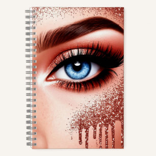 💎 Rose Gold Makeup Glam For Beauty Lovers ✨ Notebook