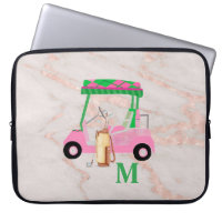 Rose Gold Marble Chic Golf Gal  