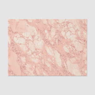 Rose Gold Marble, Decoupage or Gift Bag Stuffing Tissue Paper