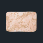 Rose Gold Marble Glitter Bath Mat<br><div class="desc">Rose gold marble glitter bath mat.</div>