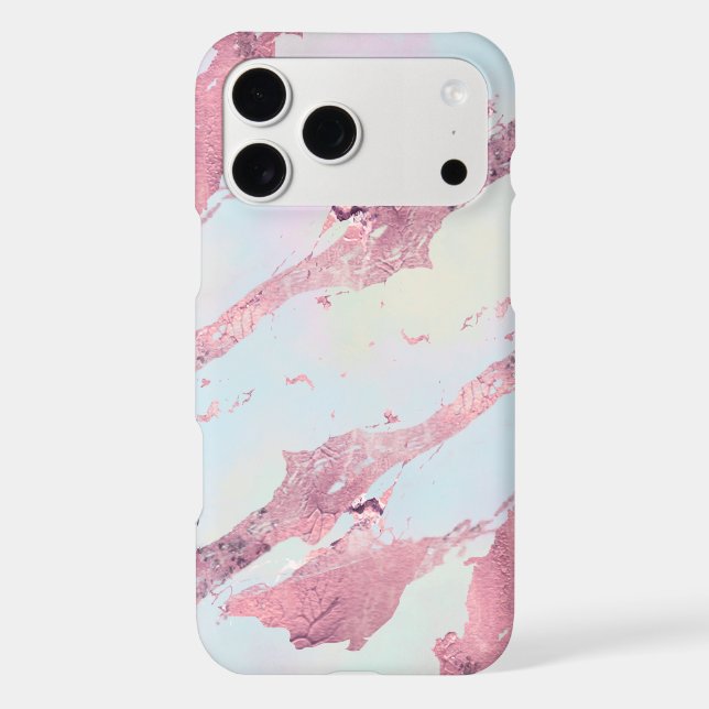 Rose Gold Marble Pastel Pattern (Back)