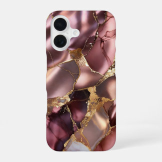 Rose Gold Marble Phone Case Luxury Abstract