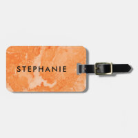 Rose-Gold Marble Print Bold Monogram