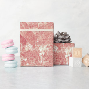 Rose Gold Marble Texture Wrapping Paper